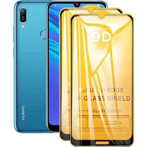 2pcs/lot Y 6 Y6pro Y6prime 6.09'' Tempered Glass on for Huawei Y6 Pro 2019 Y6 Prime 2019 Full Screen Protector Protective Film