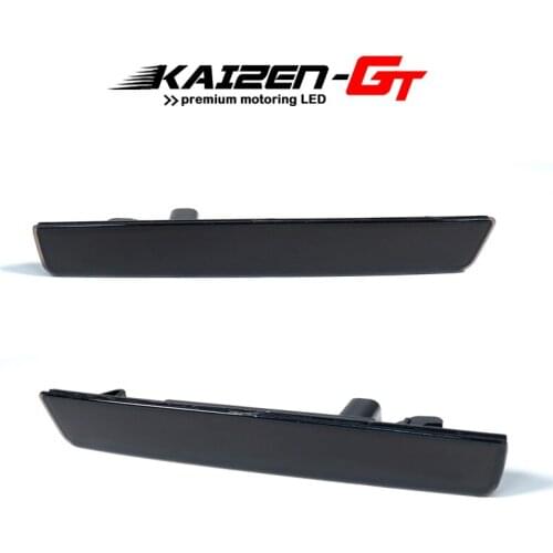 2PCS Super Bight Smoked Lens Red LED Rear Bumper Side Marker Lights For 2015-2020 Dodge Challenger Fender Side Marker Lights 12V