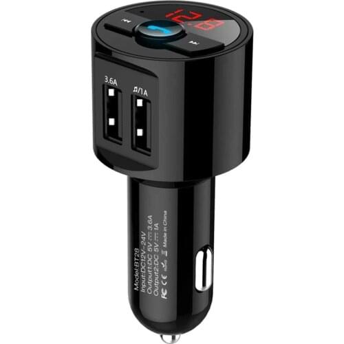FM Transmitter USB Charger Bluetooth Car Kit FM Modulator Audio Music Mp3 Player Phone Wireless Handsfree Carkit