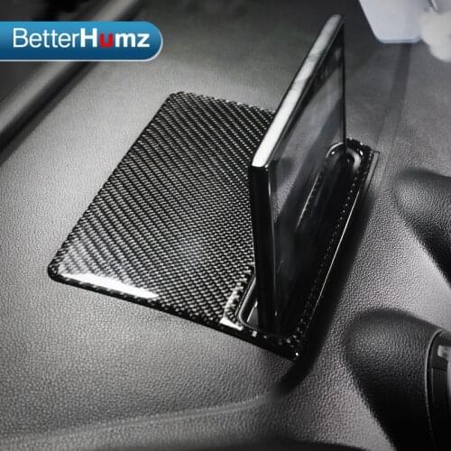 Car Interior Carbon Fiber Central Control Navigation Screen Decor Sticker Cover Car Styling For Audi A3 S3 2014-2018 Accessories