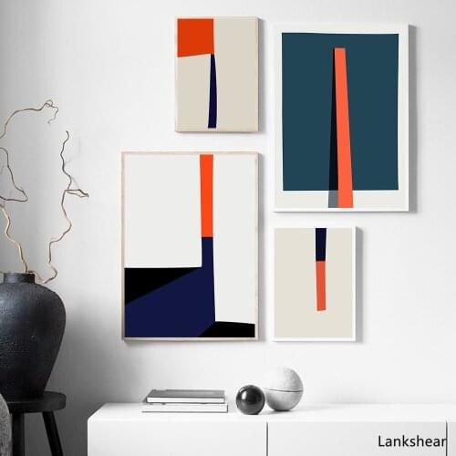 Stitching Color Abstract Painting Poster Canvas Wall Art Print Canvas Pictures For Living Room Paintings Pictures Wall Painting