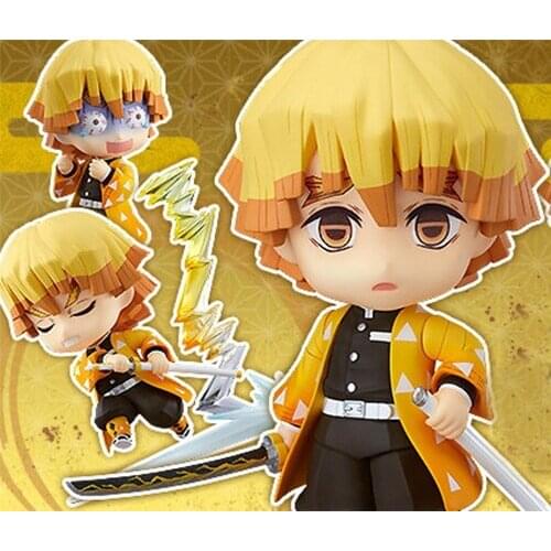 Demon Slayer Anime Figure Toys Agatsuma Zenitsu 1334# Kamado Tanjirou 1193# PVC Action Figure Toys Collection Model Doll Gift