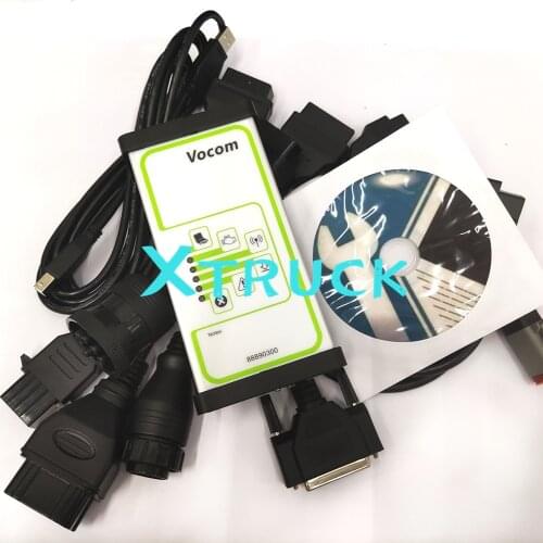 Truck diagnostic tool for volvo VOCOM 88890300 2.7 Tech Tool construction Excavator diagnostic scanner for Renault/UD/Mack/Volvo