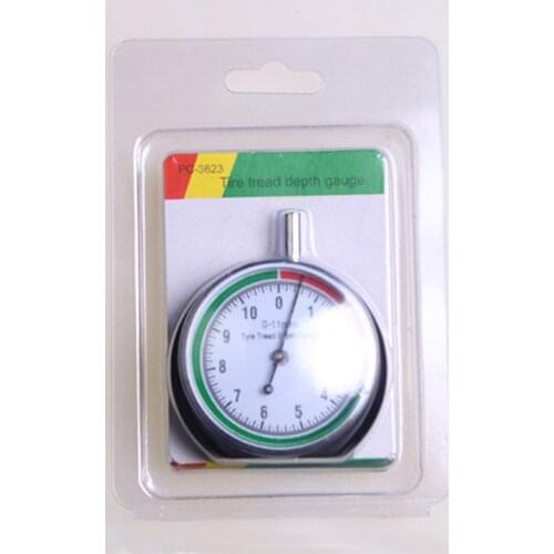 Car Wheel Tire Pressure Tread Depth Gauge Meter Pointer Indicator Measure Device Tool Tire Condition Monitor