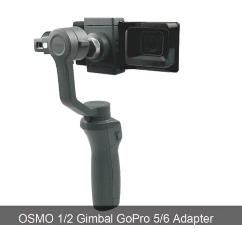 New Arrival 3D print GoPro Hero5/6 Camera Mounting Adapter with Sunhood for OSMO MOBILE Handheld Gimbal Accessories