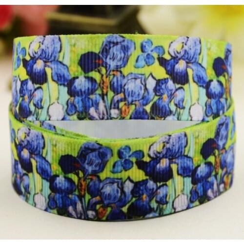 7/8'' 22mm,1" 25mm,1-1/2" 38mm,3" 75mm Painting Printed grosgrain ribbon party decoration 10 Yards X-02523