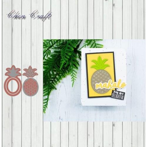 Fruit pineapple Metal cutting dies Scrapbook paper craft knife mould blade punch stencils dies