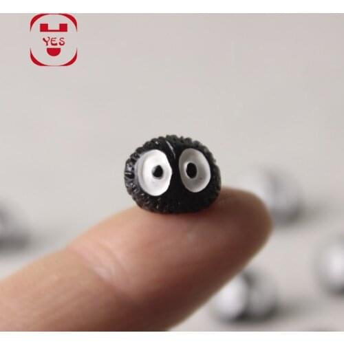 10PCS Mini Dust Ball Elves Singular Resin Briquettes Toy Miniature Fairy Garden Moss Micro Landscape Ornaments Chinchilla Serie