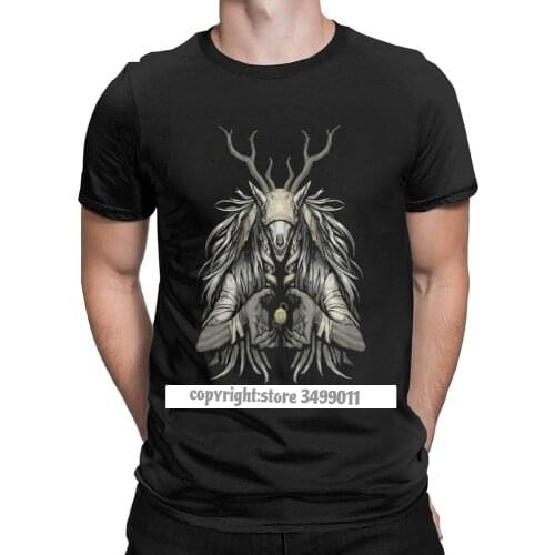 Mens Tops T Shirt The Supplicant Premium Cotton Tshirts Vicar Amelia Bloodborne Scary Harajuku Halloween T Shirt Graphic