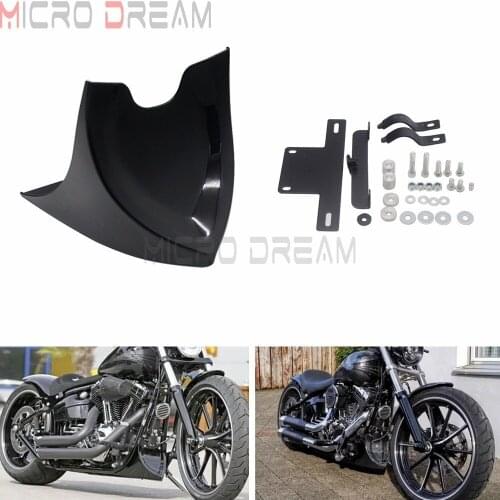 For Harley Touring Glide 96-17 Chin Lower Front Spoiler Air Dam Fairing Mudguard Cover For Sportster Dyna Fatboy Softail V-ROD