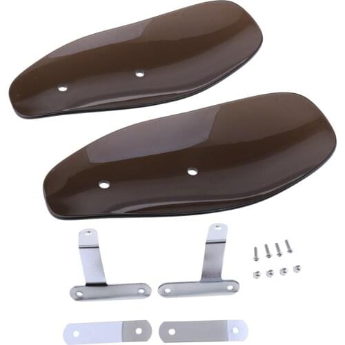 Streamlined Smoke Plastic Deflectors Hand Guard Protector for Harley 883