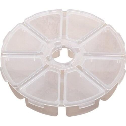 8 Grids 10cm Slot Organize Box Case Craft Beads Storage Box Drug Pill Beads Portable Plastic Organizer For Jewelry Display