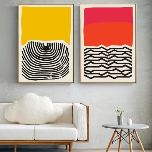Modern Abstract Geometric Posters and Prints Canvas Wall Art Painting Picture Gallery Kids Room Kitchen Nodic Home Decor
