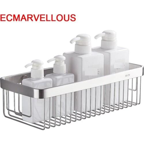Cabinet Badkamer Bagno Prateleira Porta Shampoo Estante Shelves Banheiro Accessories Wall Shelf Salle De Bain Bathroom Organizer