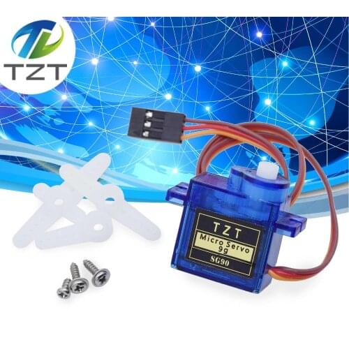 TZT Official Smart Electronics Rc Mini Micro 9g 1.6KG Servo SG90 for RC 250 450 Helicopter Airplane Car Boat For Arduino DIY