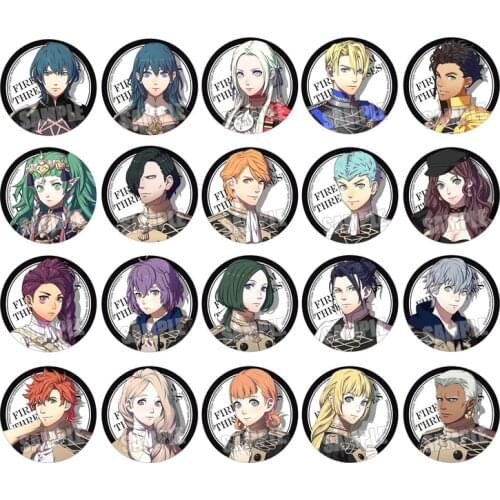 1pc Game Fire Emblem Cool Pins Badges Brooch Hogwart School Four House Metal Broche