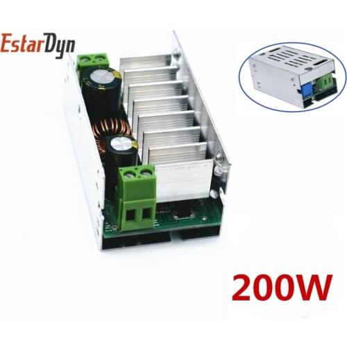 200W DC-DC Boost Converter 6-35V to 6-55V 10A Step Up Voltage Charger Power with Shell
