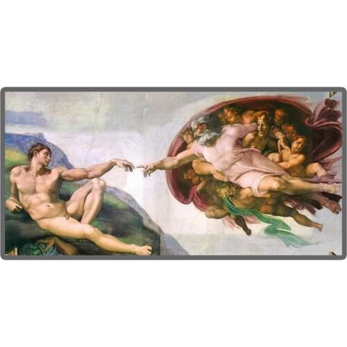 Great Artist Michelangelo "The Creation of Adam" by Da Vinci 5D DIY Diamond Painting Full Square/Round Diamond Embroidery Sale