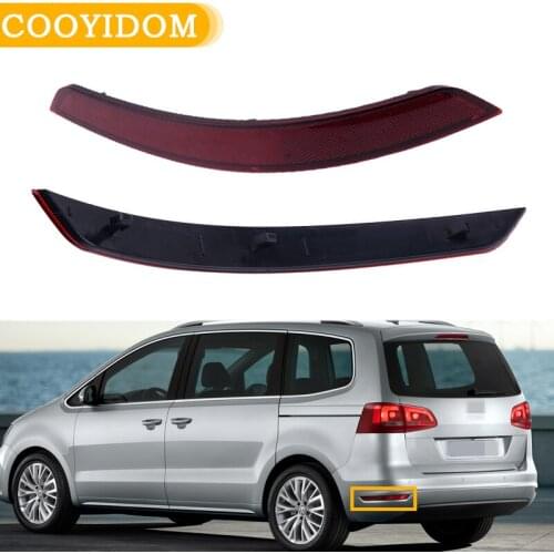 Car Rear Bumper Lower Reflector Brake light Car Rear Bumper Taillight 7N0945105B For VW Sharan 2011 2012 2013 2014 2015 2016