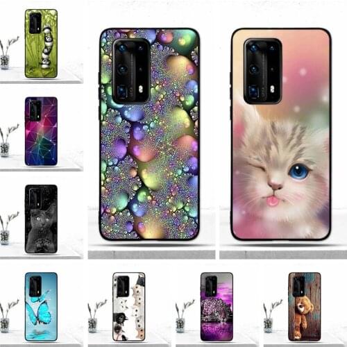For Huawei P40 Pro P 40 P40Pro Plus Case Silicone Phone Cover For Huawei P40 Pro Plus Cover Funda Coque Capa Bumper Protective