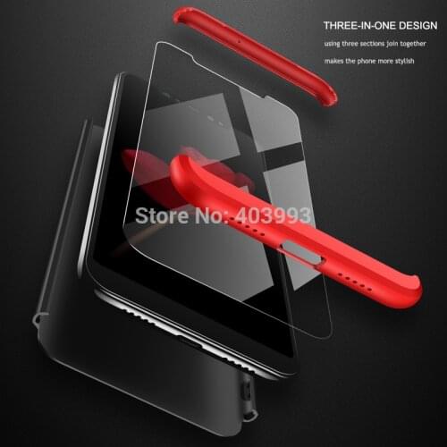 Vivo Y91C Case VivoY91C Case 360 Degree Full Body Cover Case For Vivo Y91C Y 91C VivoY91C 6.22 inch Case With Tempered Glass