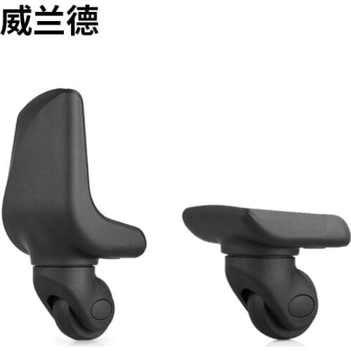 Black Luggage Rolling Wheel Luggage Wheels Replacement Wheels for Suitcases Repair Casters Wheels Parts for Damping Mute Wheels