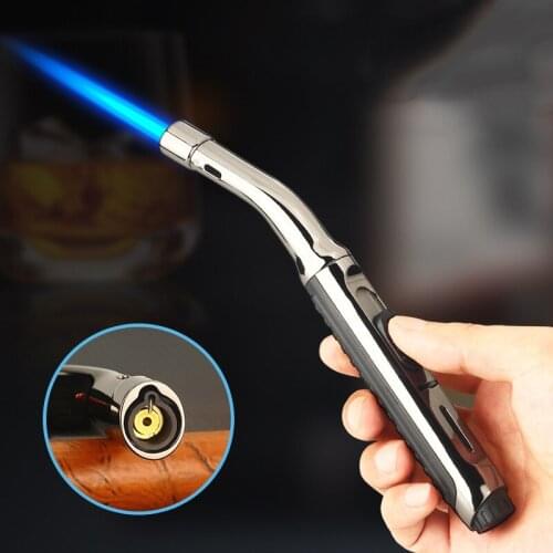 BBQ Kitchen Cooking Gas Lighter Torch Turbo Lighter Cigar Smoking Lighters Metal Cigarette Lighters Gadgets for Men