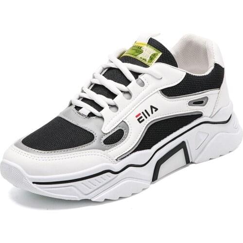 Spring and autumn new mens sneakers trend fashion all-match casual shoes breathable non-slip lightweight comfortable shoes