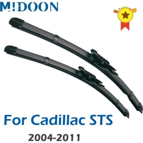 MIDOON Wiper Blades for Cadillac STS Fit Pinch Tab Arms 2004 2005 2006 2007 2008 2009 2010 2011