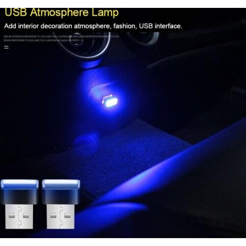 QHCP USB Atmosphere Lamp Best Selling USB Night Light LED Interior Feet Lamp Illumination Decoration Light Universal In Cars