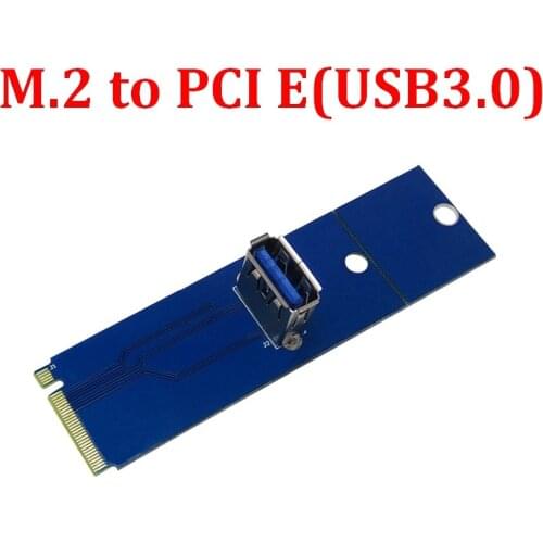 PCI Express pci-express PCI-E USB 3.0 port Female to NGFF M.2 M Male Network Adapter Converter Card Conversion adapter Key 2280