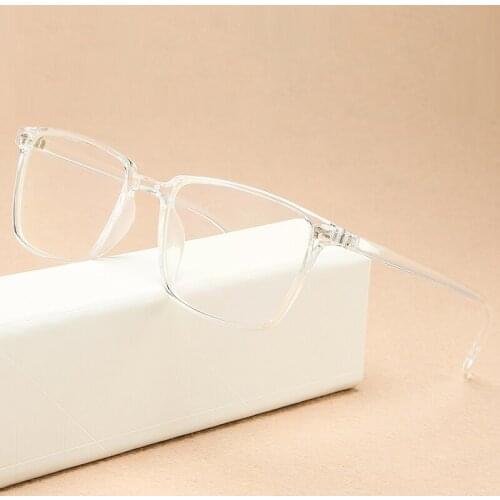 Plastic Square Men Eyeglasses Classic Small Glasses Frame Women Clear Lens Optical Spectacles Eyewear