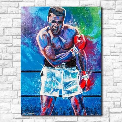 Full Square/Round Drill Diy Diamond Painting 5D Diamond Embroidery Muhammad Ali Diamond Mosaic Home Decor Gift