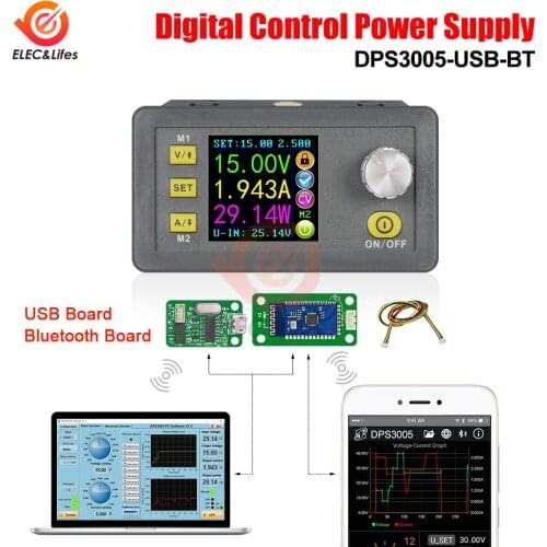 DPS3003 DPS3005 DPS5005 Programmable Constant Voltage current Step-down Power Supply module LCD voltmeter ammeter 32V 50V 5A