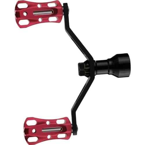 Carbon Fiber Fishing Reel Rocker Arm with Double Knobs Replacement 100mm