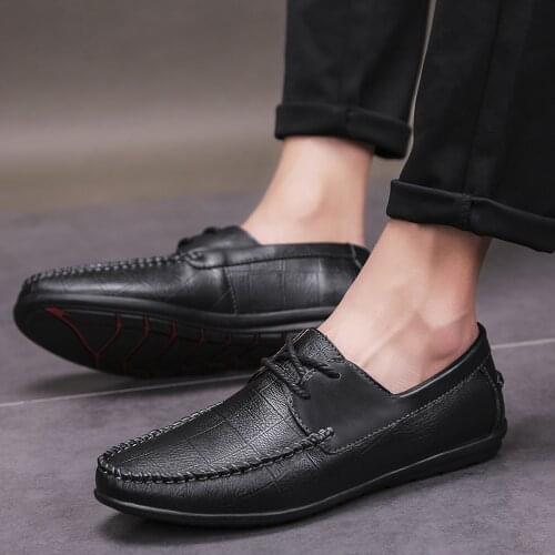 For sport breathable flat spring wear hot shoe man hombre loafers mens zapatos casuales leather sale sapatos para men casual on