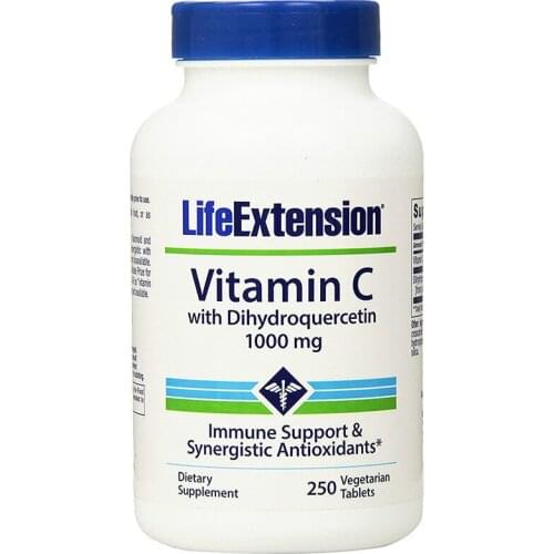 Free Shipping Vitamin C With Dihydroquercetin 1000 Mg 250 Pcs