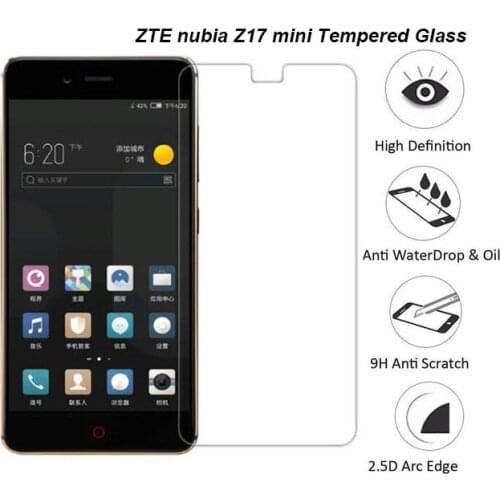 Nubia z17 mini glass tempered original ZTE nubia z17 mini screen protector film cover for ZTE z17mini tempered glass 5.2 inch