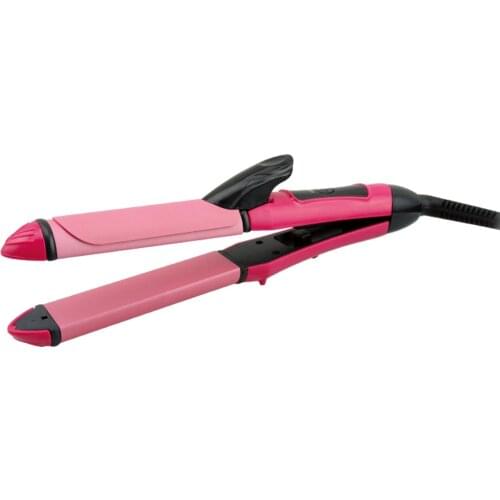 3c Curling and Straight Dual-purpose Curling Iron Electric Splint Ceramic Coating Hairdresser Hair Puller