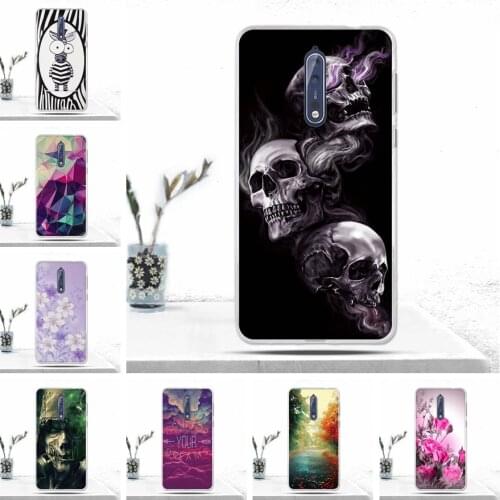 3D Relief Phone Case For Nokia 8 Soft TPU Silicone Cool Back Cover for Nokia 8 Luxury Protective Case for Nokia 8 Covers Capas
