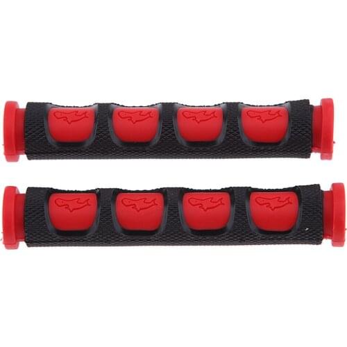 4x Motorcycle Bikes Brake And Clutch Lever Sleeves Set ( Blue & Red )