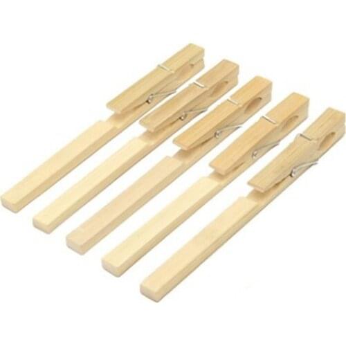 5pcs Wood Bamboo Clips Test Tube Holder Clip Lab Laboratory Chemical Supply