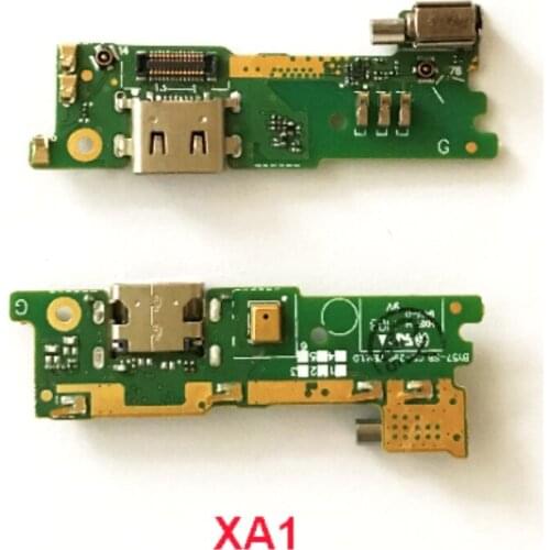 50pcs New USB Charging Port Flex Cable Dock Charger Connector Board with Vibrator For SONY Xperia XA1 G3121 G3125 G3112