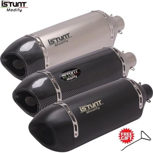51mm Inlet Universal Motorcycle Yoshimura R77 Exhaust Muffler FZ1 R6 R15 R3 ZX6R ZX10 Z900 1000 CBR1000 GSXR1000 650 K7 K8 K11