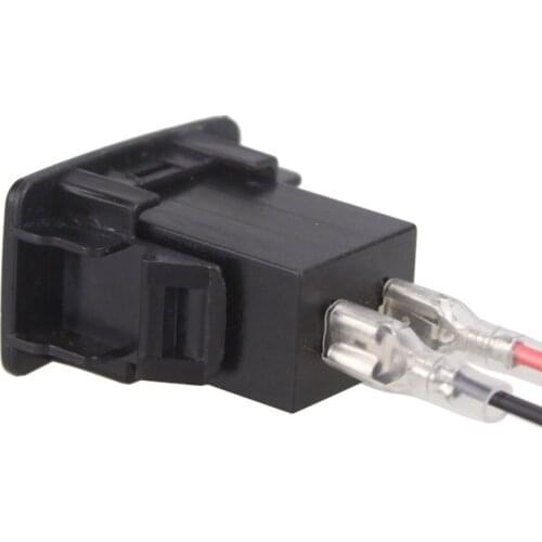 Fast-charging Durable Practica ABS 3.1A Auto USB Charger Voltage Display Car Socket Tool 12/24V USB Car Phone Charger