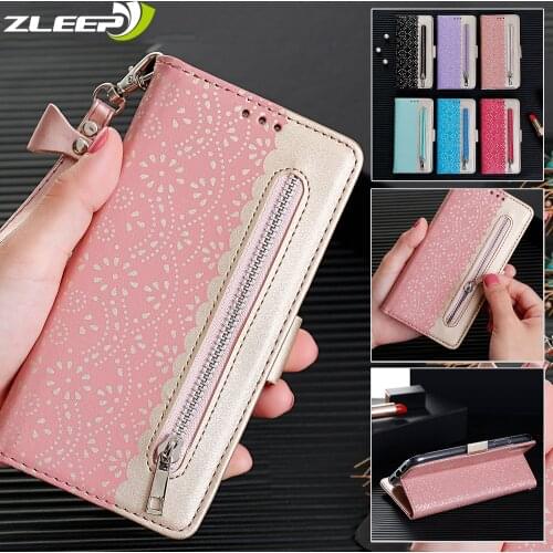 Luxury Zipper Wallet Case For Samsung Galaxy S20 FE Ultra S10 E S9 S8 Note10 Plus 5G S7 S6 Edge Leather Flip Card Phone Cover