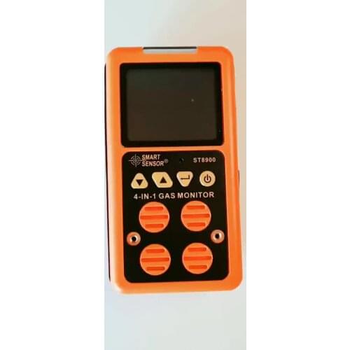 4 in 1 EU Digital Gas Detector O2 H2S CO LEL Handheld Mini Gas Analyzer Air Monitor Gas Leak Tester Carbon Monoxide Meter ST8900