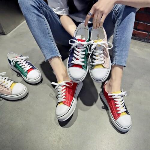 Breathable Little White Shoes Female Summer New Shoes Female Scooter Shoes Korean version of canvas shoes Female casual shoes