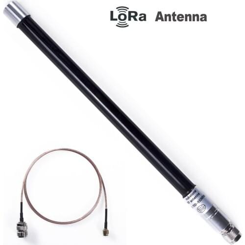 LoRa Antenna 3dBi Gain Gateway Outdoor LoRaWan Glass Fiber Antenna Ultra Distance Transmission 868MHz 915MHz for Helium Mining