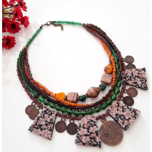 Goodtime Authentic Necklace Indian & Glass Beads Women Handmade Jewelry